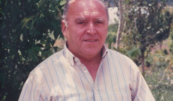 Imagen de Pedro Gómez Ferrer unos meses antes de su fallecimiento.