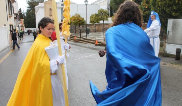 Los hermanos de La Pollinica han conocido la decisión de la Junta de Gobierno minutos antes de la hora prevista para la salida procesional.