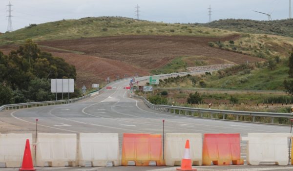 Este tramo de la carretera A-367 volverá a estar abierto a la circulación de vehículos en unos días.
