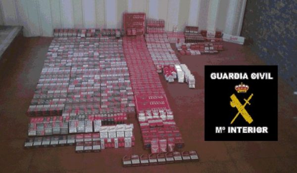 Imagen del material incautado por los efectivos de la Guardia Civil.