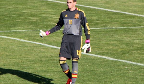 El rondeño, en su debut con el combinado nacional el pasado mes de abril ante la República Checa.