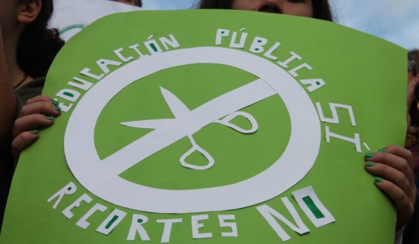 Las protestas contra la LOMCE comenzaban a las once y media de la mañana.