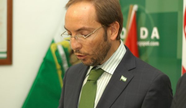 Daniel Harillo, Secretario General del P.A. en Ronda.