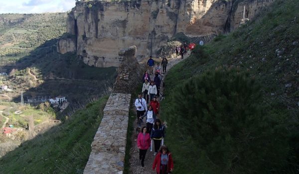 Los voluntarios de RAU se encargaron de controlar el desarrollo de la prueba.