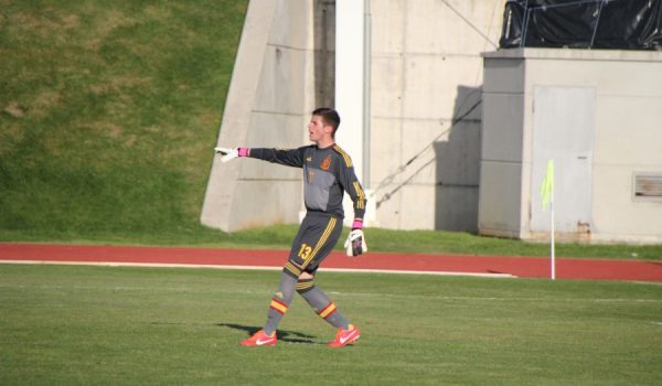 Harillo, en uno de sus encuentros con la Selección Española.