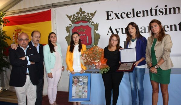 Los familiares de Manuel López han estado presentes en el acto de inauguración.