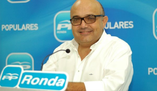 El Presidente de los populares rondeños, Jesús Vázquez.