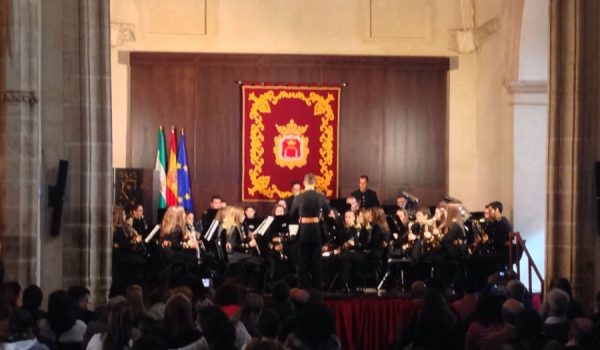 Imagen de la Banda Arunda en su último concierto en el Convento de Santo Domingo.