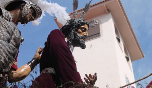 Nuestro Padre Jesús del Prendimiento, en su salida desde San Cristóbal.
