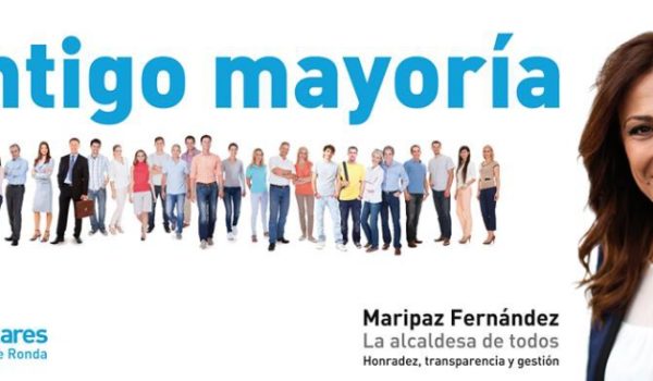 Cabecera de la página en la red social Facebook de Maripaz Fernández.