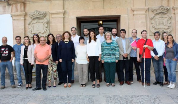 Imagen tomada tras la celebración del pleno.