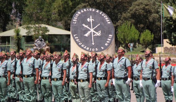 Imagen de la parada militar, que presenció numeroso público