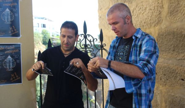 Fran Qué y Luigi, impulsores del proyecto.