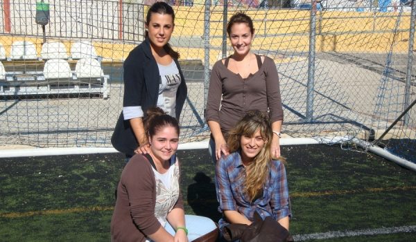 Alumnas del último curso de Enfermería.