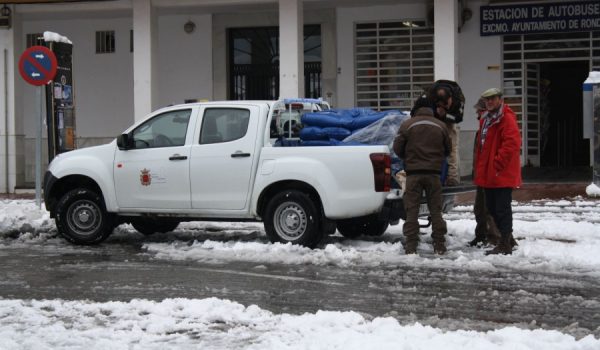 Los operarios municipales han actuado en distintos puntos de la ciudad.