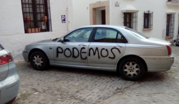 Imagen de uno de los vehículos afectados