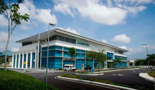 El hospital Columbia Asia de Bangalore, donde han sido atendidas las voluntarias rondeñas