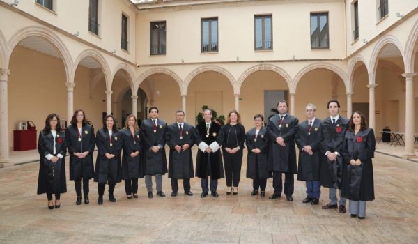 Miembros del Colegio de Abogados de Málaga en Ronda.