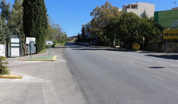 Imagen de la entrada a la ciudad por la barriada de La Dehesa.
