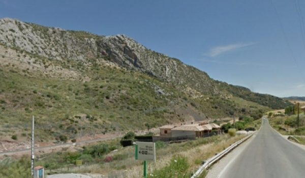 Imagen de la carretera MA-7401, que conecta Ronda con Benaoján