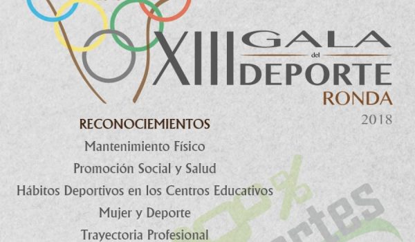 Cartel de la Gala del Deporte.