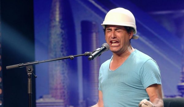 El rondeño, durante su actuación ante el jurado de Got Talent