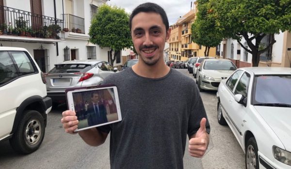 El rondeño Fran Duarte se dedica al mundo audivisual y ha trabajado con músicos de gran prestigio
