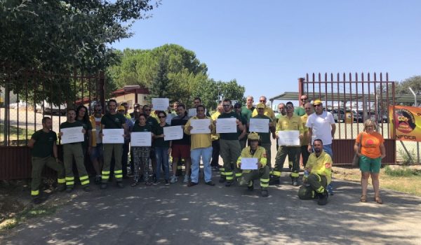 Los trabajadores del Infoca en Ronda piden la jubilación anticipada de parte de la plantilla y una mejora de sus condiciones laborales