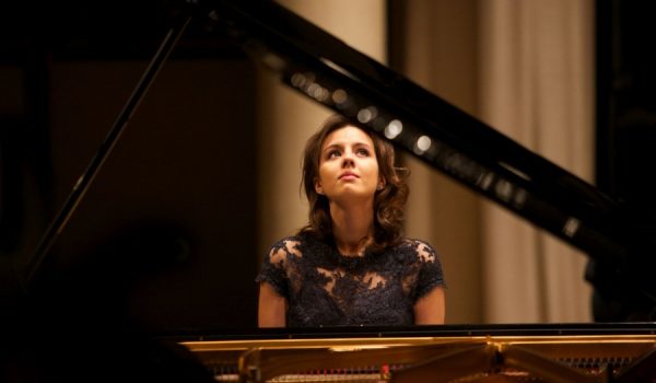 La pianista Olga Zado, una de las protagonistas de la velada, ha tocado como solista en el Kremlin de Moscú.