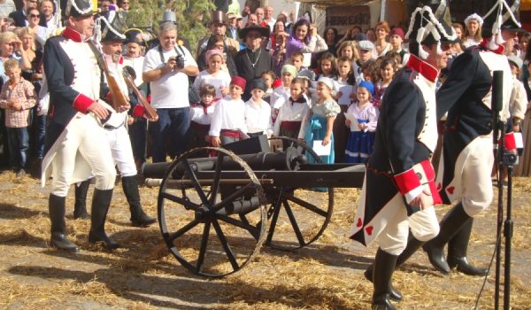 Llegada de las tropas napoleónicas a la Villa.