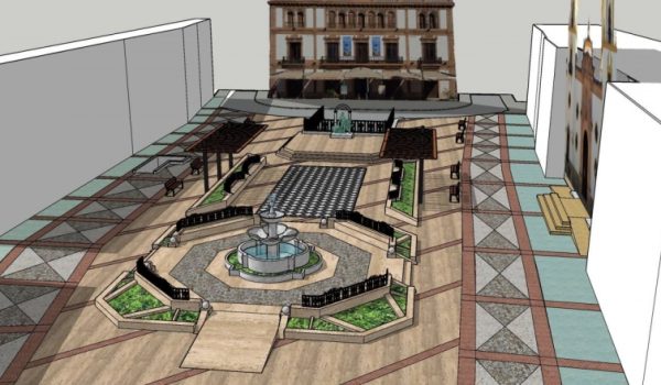 La renovación de la Plaza del Socorro creará nuevas zonas ajardinadas para crear un espacio más íntimo y agradable.