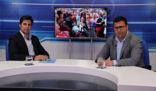 Francisco Rivera, en su visita a los estudios de CharryTV