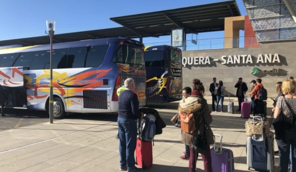 Durante los últimos siete meses los rondeños que viajaban en tren tenían que ir en autobús hasta la estación de Antequera - Santa Ana