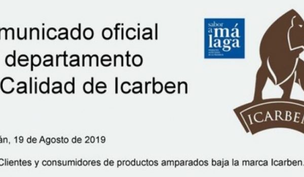 El Departamento de Calidad de Icarben ha defendido en un comunicado los controles alimenticios que superan periódicamente los productos de la marca.