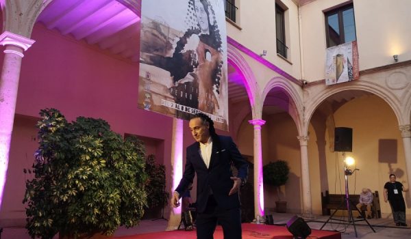 El actor Marcos Marcell se puso en la piel del torero Pedro Romero durante el acto.