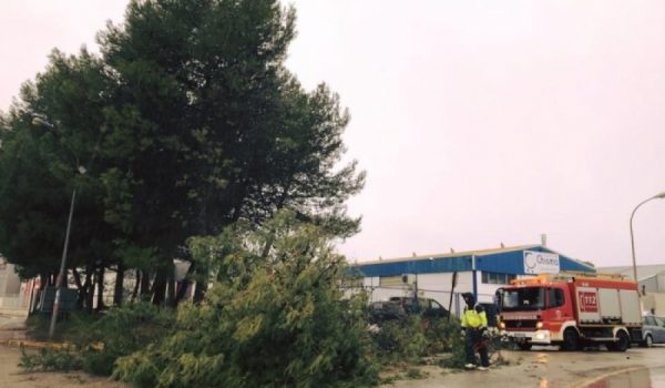 Fotografía de archivo de las consecuencias de un temporal en Ronda.