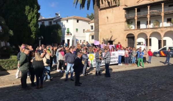 Manifestación el pasado octubre contra el cierre de ARDE.