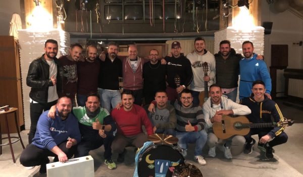 La agrupación que dirige Horacio Calvillo, durante uno de sus ensayos en el antiguo QMD