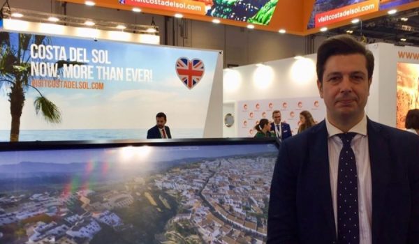 El nuevo gerente de Turismo de Ronda, en la última edición de la World Travel Market, celebrada en Londres