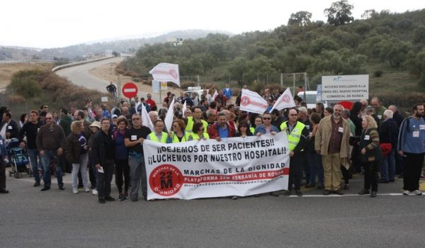 Imagen de archivo de la Plataforma, que reclama una mayor seguridad y duración en los nuevos contratos que se realicen a enfermeros y otros profesionales sanitarios.