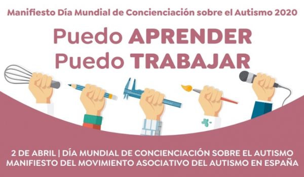 La campaña de concienciación de Autismo Europa invita a reflexionar sobre el acceso educativo y laboral de personas con TEA.