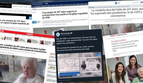 Medios de comunicación como CBS News, Clarín, La Sexta, COPE o Correio da Manhã se han hecho eco de la noticia publicada por María José García