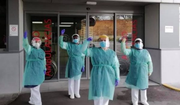 Personal del Hospital de la Serranía, en una imagen de archivo