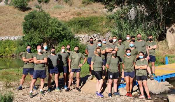 Una veintena de legionarios de la 5ª Compañía han instalado la infraestructura