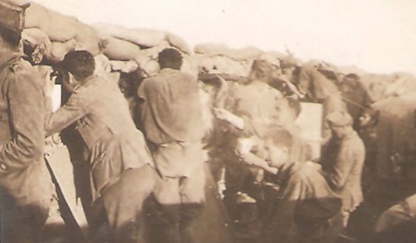 Foto real e inédita de un blocao, fechada en 1924 y donada por el nieto del autor
