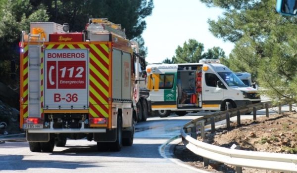 Los servicios médicos atendieron a otras dos personas que han sido trasladadas una al Hospital Comarcal de Ronda y otra al Costa del Sol.