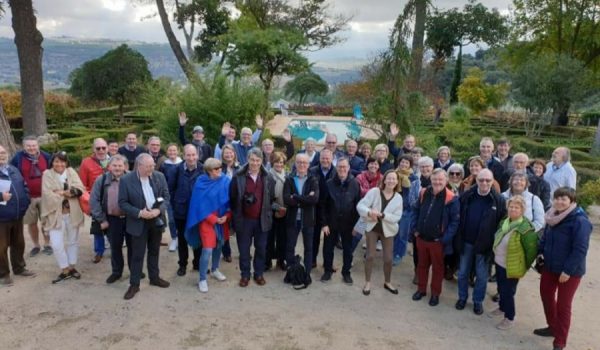 Los miembros del club de cata belga visitaron la Serranía en 2019 para conocer de primera mano los vinos de bodegas de la comarca.