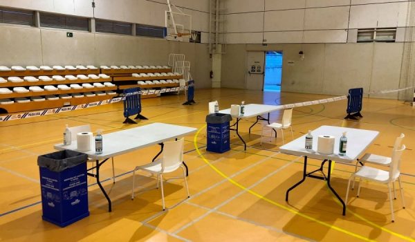 Los primeros test de la jornada se han desarrollado en el polideportivo municipal.