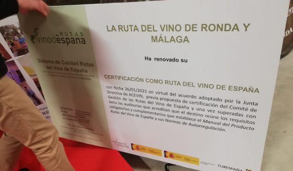 Losantos ha dado a conocer que toda la provincia de Málaga se incluye en la Denominación de Origen.