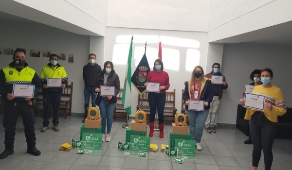 El pasado mes de enero varios vecinos de Benaoján participaron en una formación para actuar ante una para cardiopulmonar.